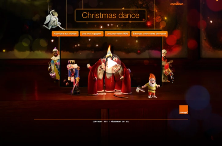 Capture d'écran orange-christmas-dance.re