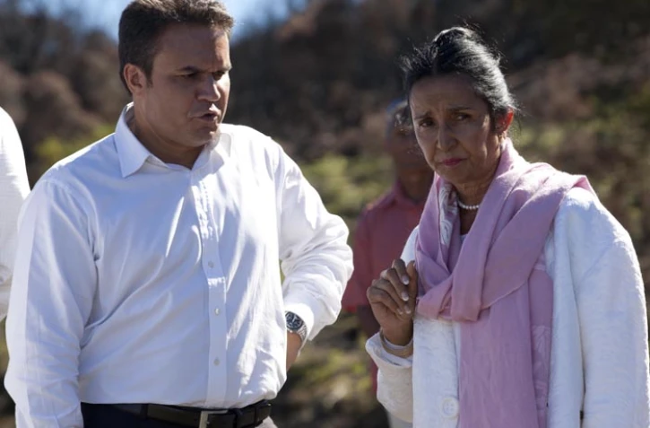 Huguette Bello et Didier Robert