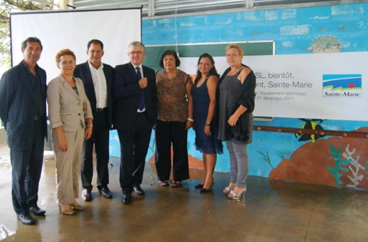 Mercredi 21 décembre 2011 - Ouverture à l'ADSL de 236 nouveaux foyers sur la commune de Sainte-Marie (Photo D.R)