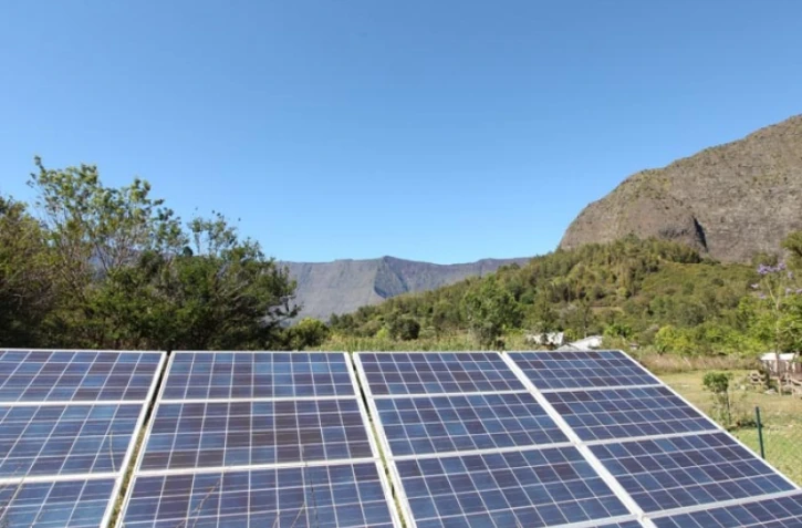 Panneaux photovoltaïque à Mafate