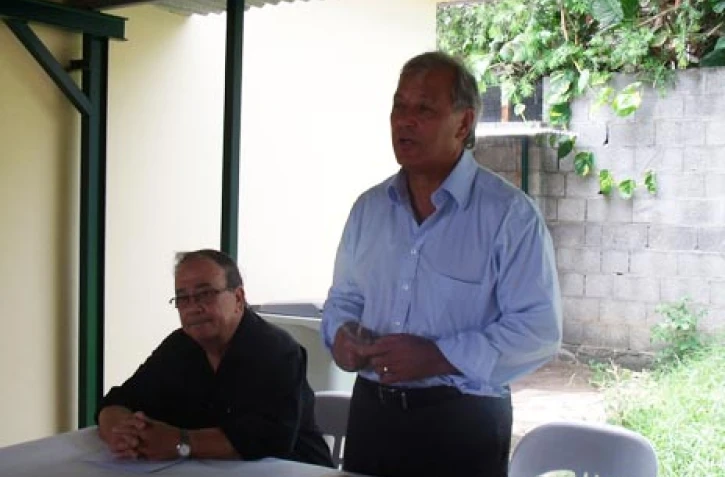 Vendredi 6 janvier 2012 - Commémoration de la date anniversaire de la naissance de Lucet Langenier (Photo Émilie Sorres)