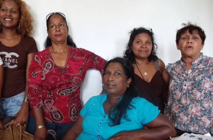 Clémence Moutalou (au centre) - Photo Émilie Sorres