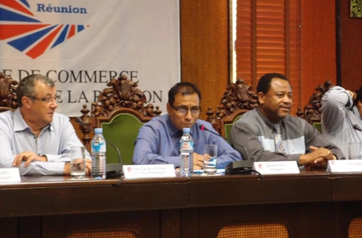 Jeudi 26 janvier 2012 - Ibrahim Patel, président de la CCIR, présente ses voeux à la presse (Photo Émilie Sorres)