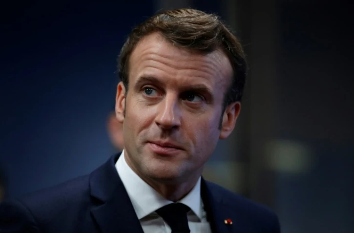 Le président Emmanuel Macron à Bruxelles, le 13 décembre 2019
