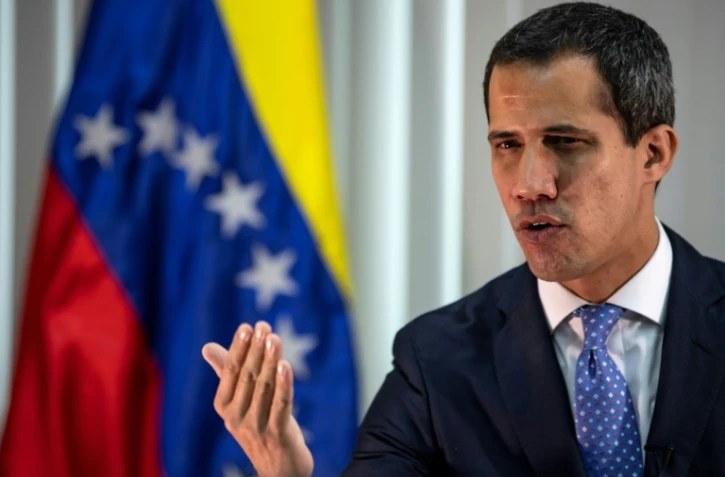 Le leader de l'opposition vénézuelienne Juan Guaido, le 6 mai 2019 à Caracas
