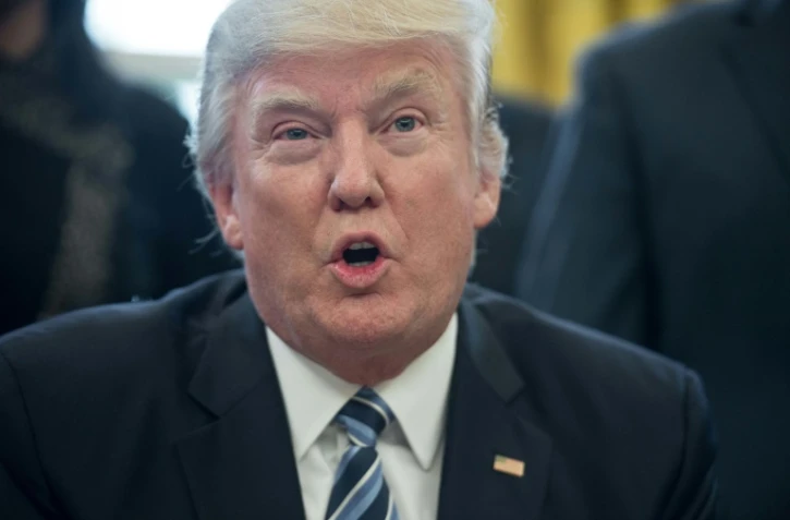 Donald Trump à la Maison Blanche à Washington le 13 mars 2017