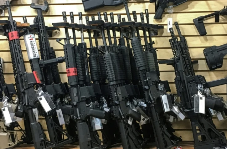 Des armes semi-automatiques en vente chez un armurier de Las Vegas, le 4 octobre 2017