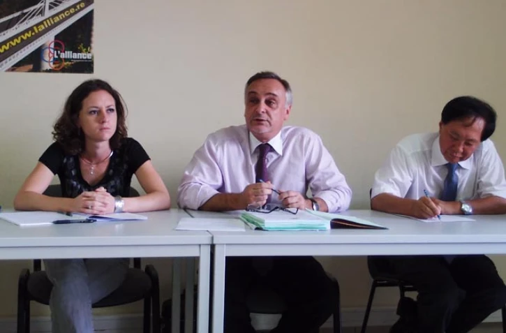 Mardi 7 février 2012 - Conférence de presse des conseillers régionaux de l'Alliance sur la nouvelle route du littoral