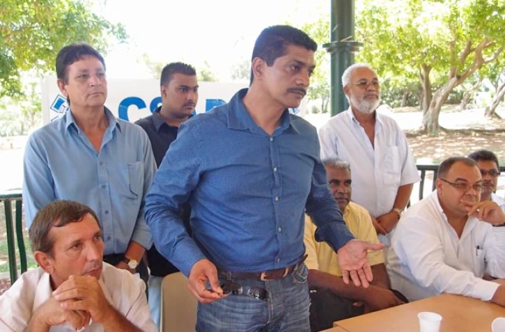 Vendredi 10 février 2012 - Conférence de presse de l'intersyndicale des professionnels de la route (Photo Émilie Sorres)