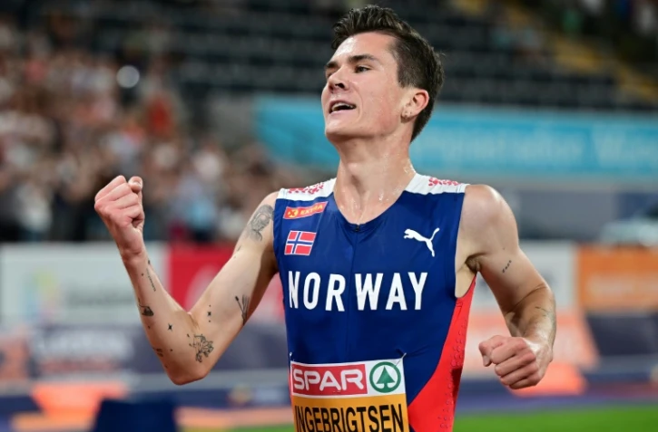 Le Norvégien Jakob Ingebrigtsen à Munich, Allemagne, le 16 juillet 2022