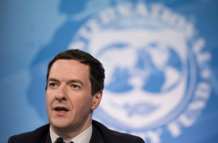 Le ministre des Finances britannique George Osborne le 14 avril 2016 à Washington