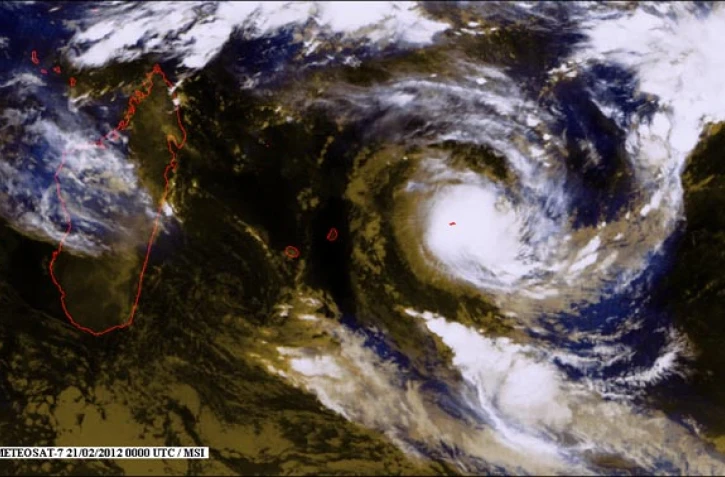 Mardi 21 juillet 2012 - Image satellite www.mtotec.com