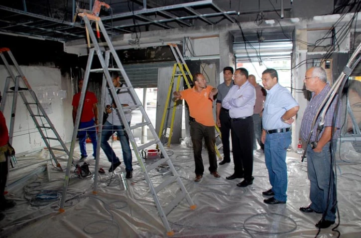Mercredi 29 février 2012 - Les élus de la chambre des métiers et de l'artisanat sur le terrain (Photo D.R)