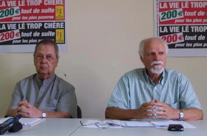 Vendredi 2 mars 2012 - Conférence de presse de Paul Vergès et Elie Hoarau