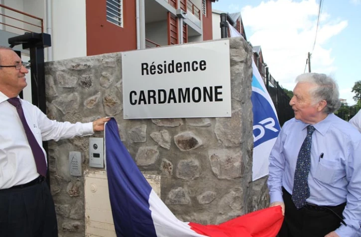 Mardi 13 mars 2012 - Inauguration de la résidence Cardamone à la Possession (Photo D.R)