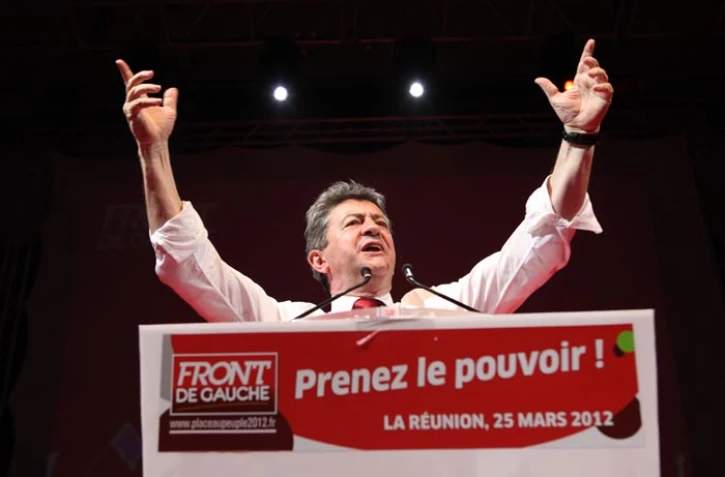 Meeting de Jean Luc Mélenchon au Port