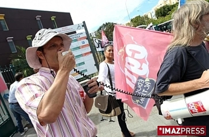 Manifestation de la CGTR Educ'Action (photo archives)