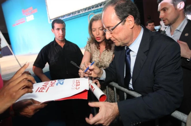 Samedi 31 mars 2012 - Présidentielle - Meeting de François Hollande au parc des expositions de Saint-Denis