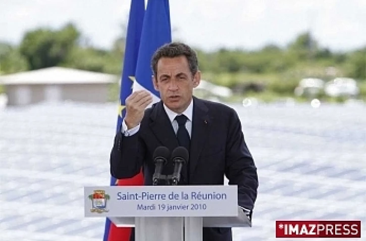 Nicolas Sarkozy à La Réunion le 19 janvier 2010