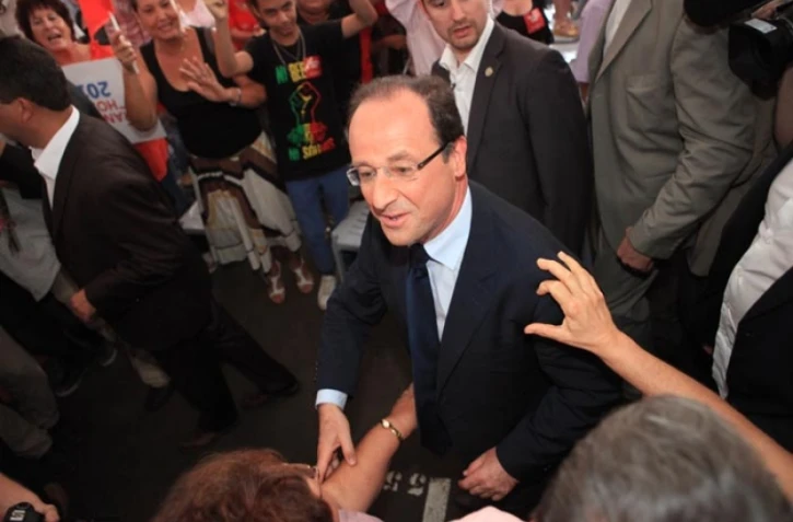 Dimanche 1er avril 2012 - Saint-Louis - Meeting de François Hollande, candidat PS à la présidentielle