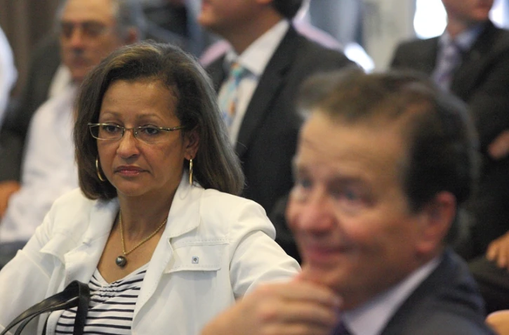 Rencontre de Nicolas Sarkozy, Jean-Louis Borloo, Dominique Perben, Marie Luce Penchard et François Baroin avec les élus et responsables locaux de l'UMP, à l'hôtel Créolia à Saint-Denis, mercredi 4
