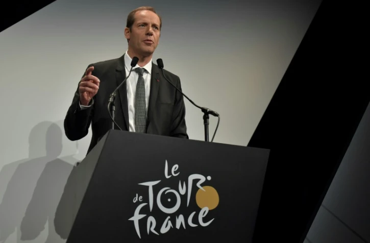 Le directeur du Tour de France Christian Prudhomme lors de la présentation de l'édition 2017, le 18 octobre 2016 à Paris 