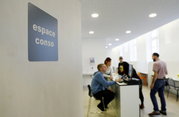 La première "salle de consommation de drogue à moindre risque" (SCMR) de France, 
le 11 octobre 2016 à Paris, une semaine avant son ouverture