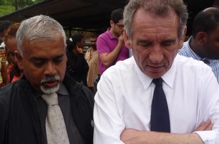 Alex Pota et François Bayrou (photo D.R)