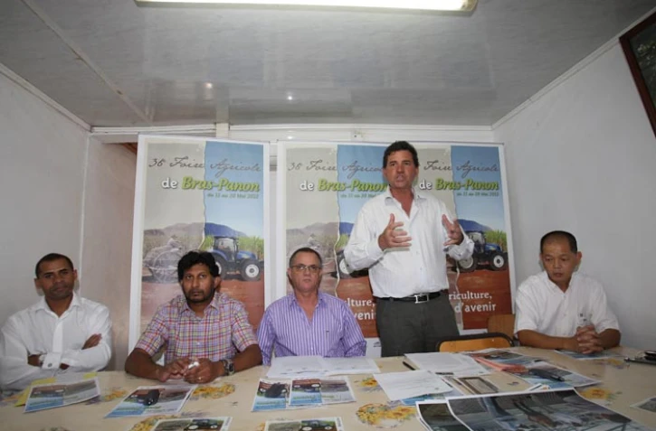 Jeudi 3 mai 2012 - Conférence de presse de présentation de la 36e foire agricole (photo D.R)