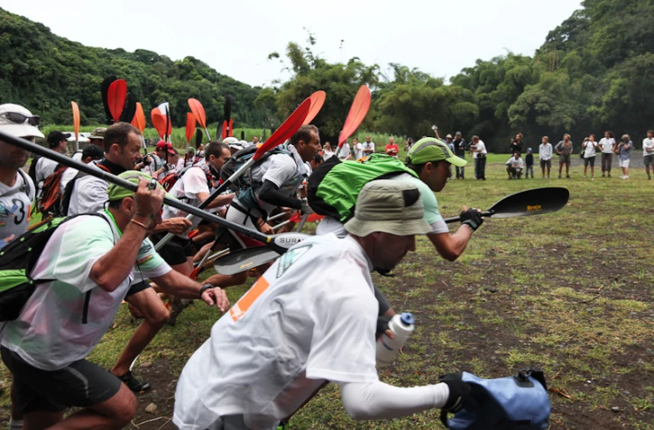 Départ de la 6e édition de Réunion d'aventures (photo P. Crozet)