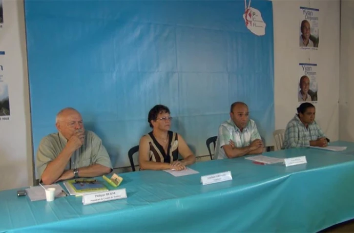 Mardi 15 mai 2012 - Conférence de presse de Yvan Dejean (Photo D.R)