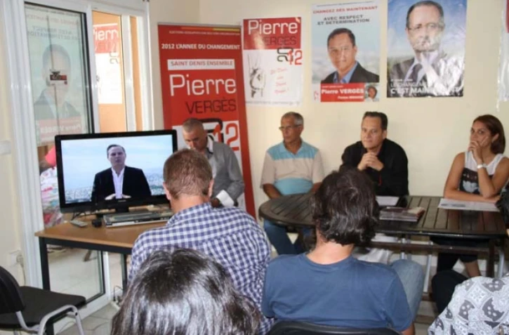 Lundi 21 mai 2012 - Conférence de presse de Pierre Vergès (Photo D.R)