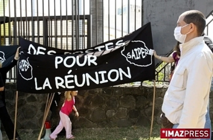 Manifestation du Saiper devant le Rectorat (photo archives)