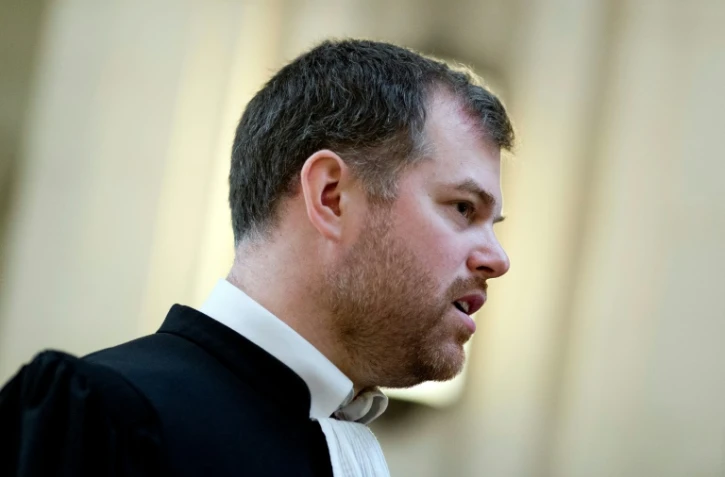 Me Martin Pradel, l'un des avocats de Mgr André Fort, à Paris le 11 mars 2015