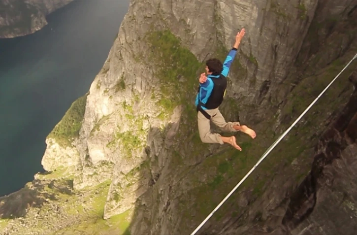 Extrait du film "I believe I can fly" - photo Sebastien Montaz-Rosset