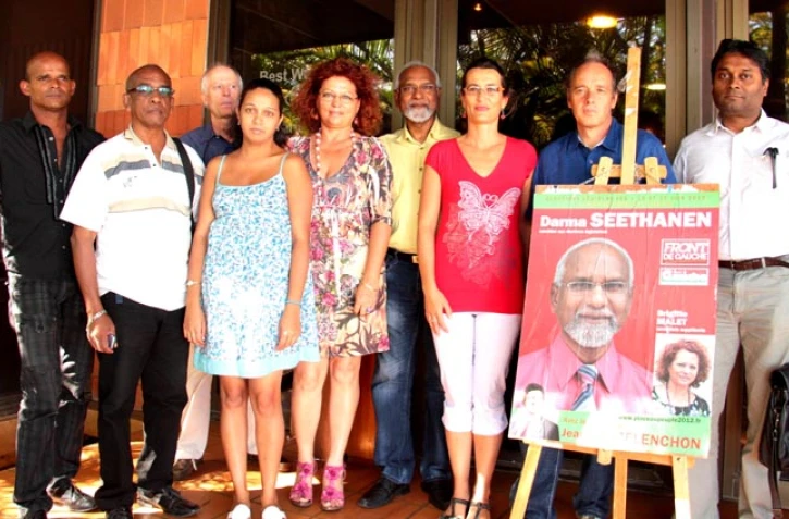 Mercredi 6 juin 2012 - Présentation du comité de soutien de Darma Seethanen (photo D.R)