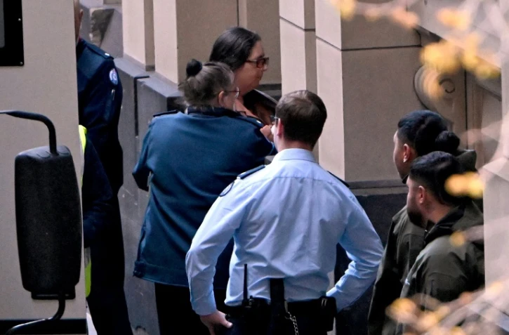 Erin Patterson arrive à la Cour suprême de Victoria à Melbourne pour connaître sa peine, le 8 septembre 2025