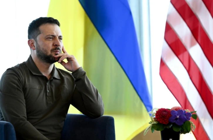 Le président ukrainien Volodymyr Zelensky à Hiroshima, au Japon, le 21 mai 2023