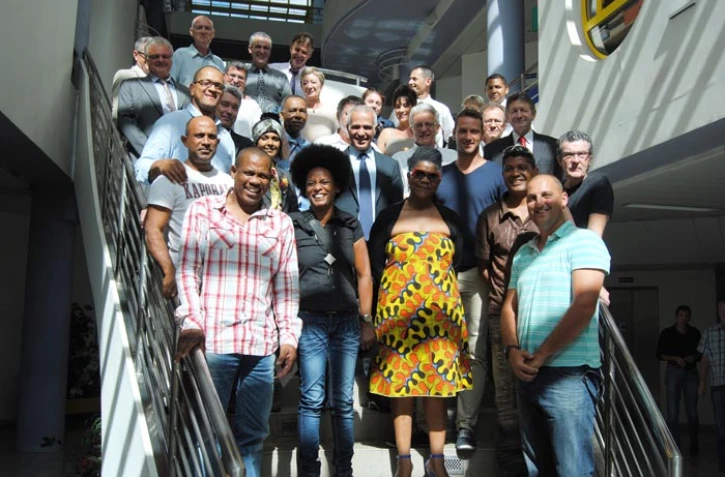 Lundi 2 juillet 2012 - Présentation de l'opération de parrainage à destination de 20 collèges relevant de l'éducation prioritaire (photo D.R)