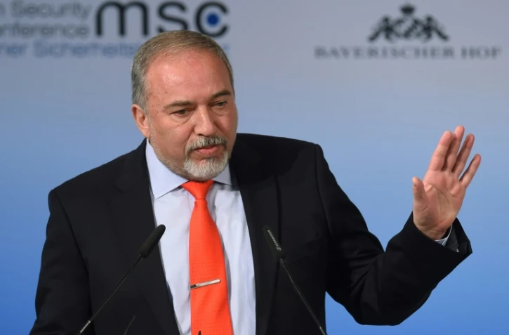 Le ministre israélien de la Défense Avigdor Lieberman à Munich, le 19 février 2017