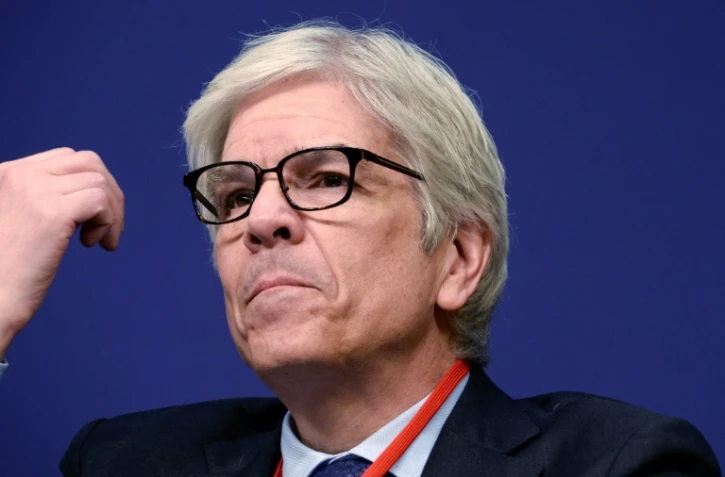 Paul Romer, alors économiste en chef de la Banque mondiale, le 31 janvier 2017 à Paris