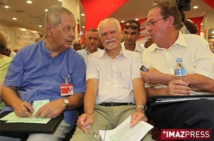 PCR - Paul Vergès, Élie Hoarau, Claude Hoarau (Photo archives)