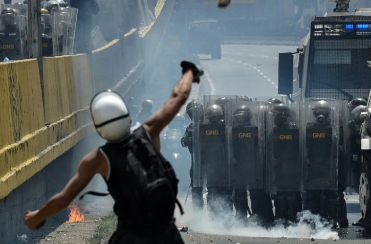 Manifestation à Caracas le 10 mai 2017