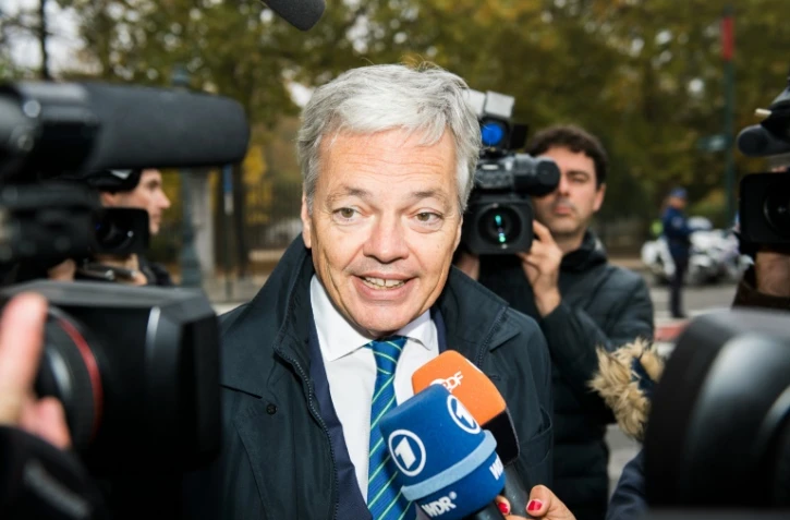Le ministre belge des Affaires étrangères Didier Reynders, à Bruxelles le 27 octobre 2016