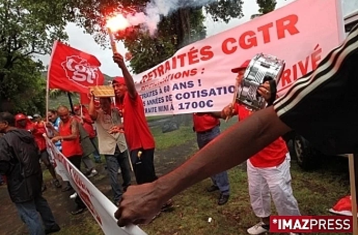Manifestation de la CGTR (photo archives)