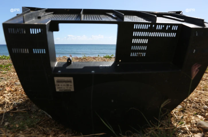 Déchets sur le sentier littoral Nord