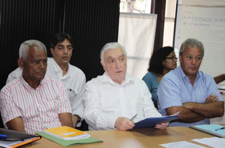 Mercredi 8 Août 2012 - Conférence de presse de l'association des maires (Photo Cristelle Belhote)