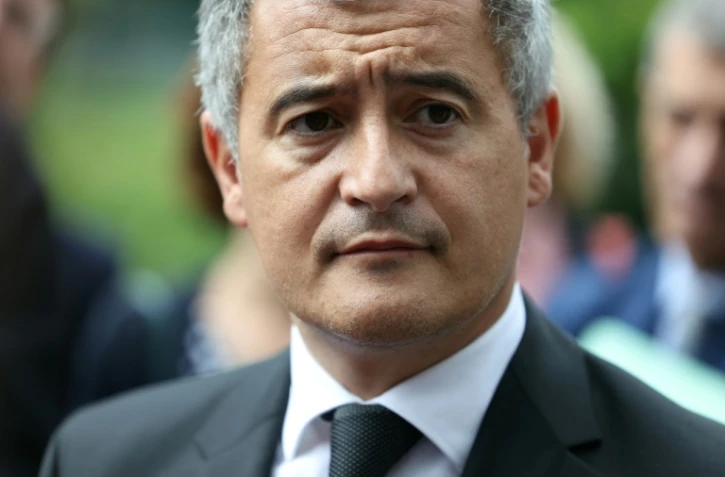 Le ministre de la justice Gérald Darmanin à Nanterre, le 29 juillet 2025