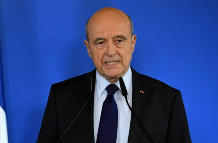 Alain Juppé lors de sa déclaration à la presse le 6 mars 2017 à Bordeaux