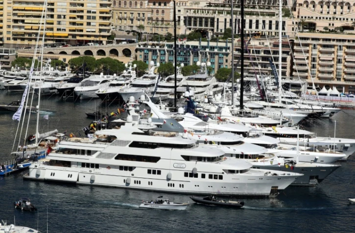 Des yachts dans le port de Monaco en septembre 2018